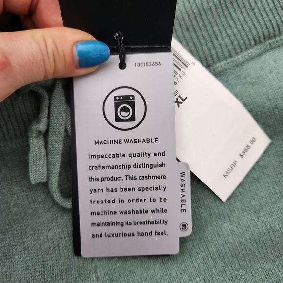 RLX Ralph Lauren Cashmere Jogger Pant XL Dusty Green Cozycore Quiet Luxury - Picture 5 of 10